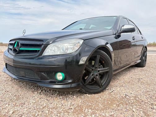 Black 2008 Mercedes-Benz C-Class C 300 4MATIC Sport