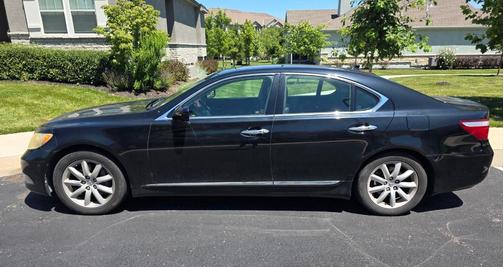 Black 2007 Lexus LS 460 Base