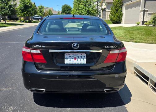 Black 2007 Lexus LS 460 Base