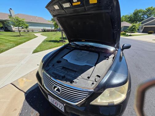 Black 2007 Lexus LS 460 Base