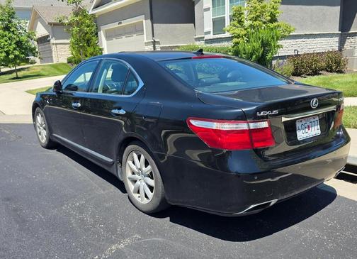 Black 2007 Lexus LS 460 Base