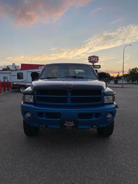 Blue 2001 Dodge Ram 1500 Quad Cab