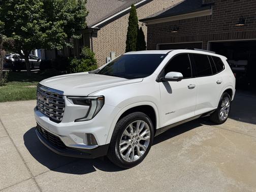 White 2025 GMC Acadia Denali