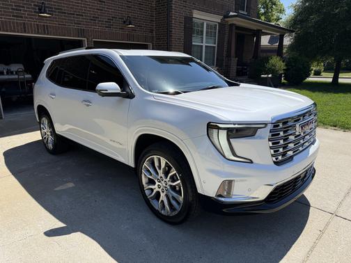 White 2025 GMC Acadia Denali