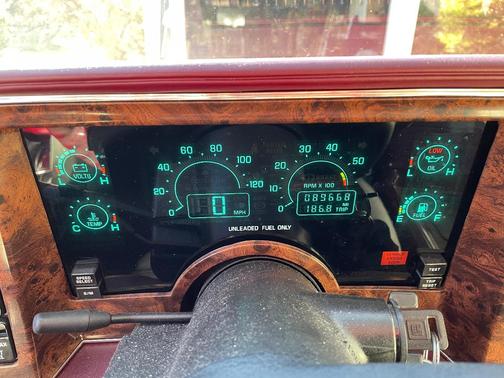 Red 1992 Buick Riviera Base