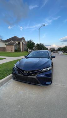 Blue 2021 Toyota Camry SE