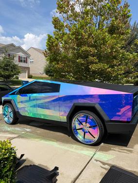 Silver 2024 Tesla Cybertruck AWD