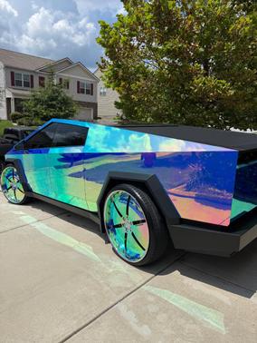 Silver 2024 Tesla Cybertruck AWD