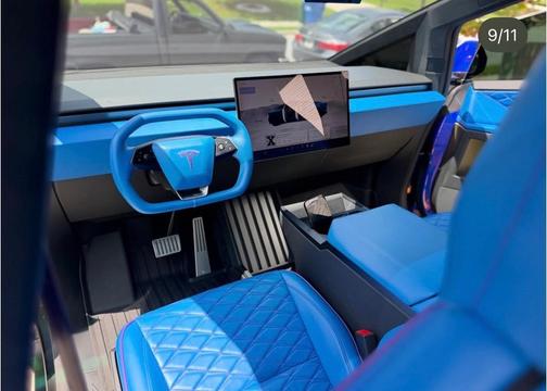 Silver 2024 Tesla Cybertruck AWD