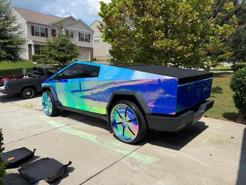 Silver 2024 Tesla Cybertruck AWD