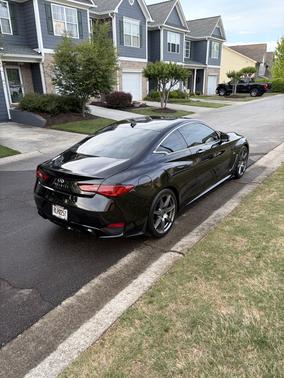 Black 2017 INFINITI Q60 3.0T Premium
