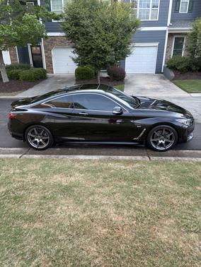 Black 2017 INFINITI Q60 3.0T Premium