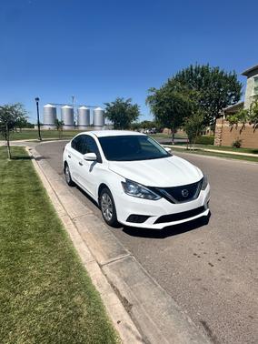 White 2017 Nissan Sentra SV