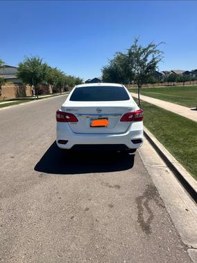 White 2017 Nissan Sentra SV