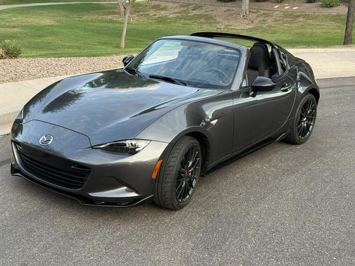 Gray 2017 Mazda MX-5 Miata RF Club
