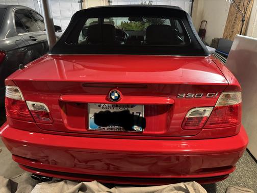 Red 2002 BMW 330 Ci