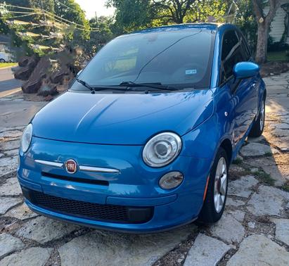 Blue 2016 FIAT 500 Easy