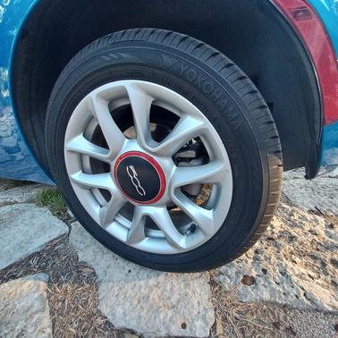 Blue 2016 FIAT 500 Easy