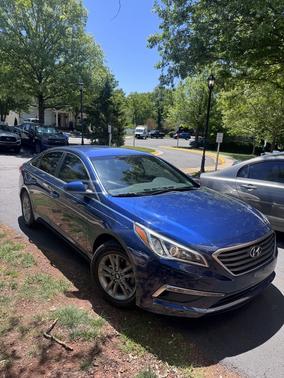 Blue 2015 Hyundai SONATA SE
