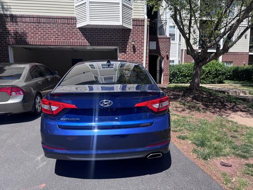 Blue 2015 Hyundai SONATA SE