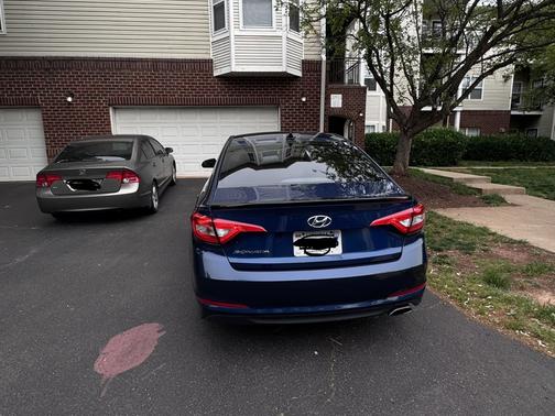 Blue 2015 Hyundai SONATA SE