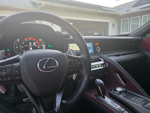 White 2022 Lexus LC 500 Base