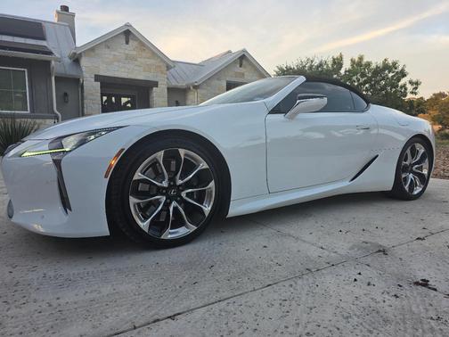 White 2022 Lexus LC 500 Base