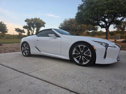 White 2022 Lexus LC 500 Base