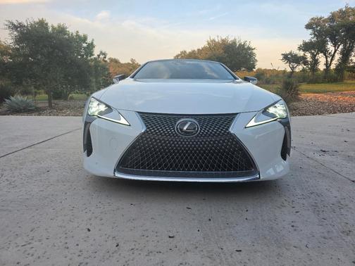 White 2022 Lexus LC 500 Base