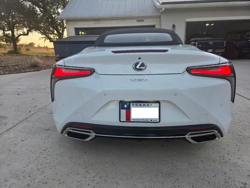 White 2022 Lexus LC 500 Base