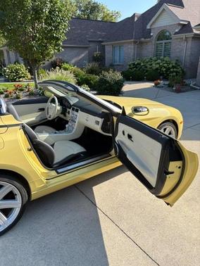 Yellow 2005 Chrysler Crossfire Limited