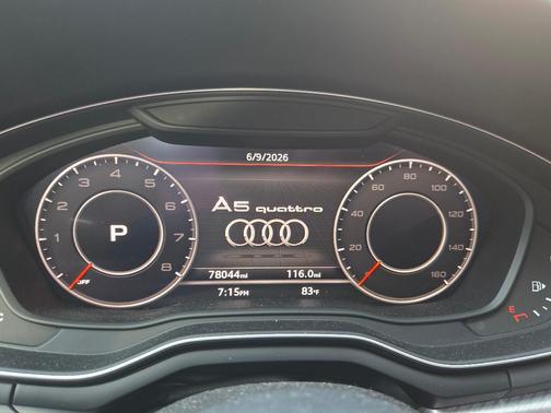 Gray 2018 Audi A5 Sportback 45 Premium Plus