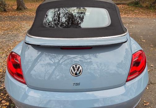 Blue 2013 Volkswagen Beetle 2.0L TDI