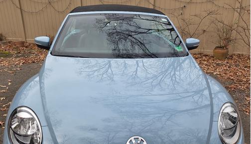 Blue 2013 Volkswagen Beetle 2.0L TDI