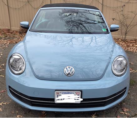 Blue 2013 Volkswagen Beetle 2.0L TDI