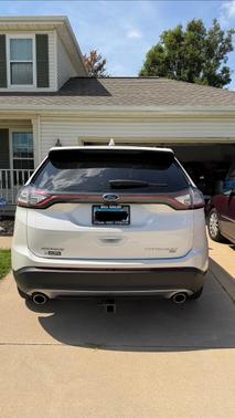 White 2018 Ford Edge Titanium
