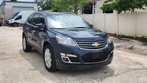 Blue 2015 Chevrolet Traverse 1LT