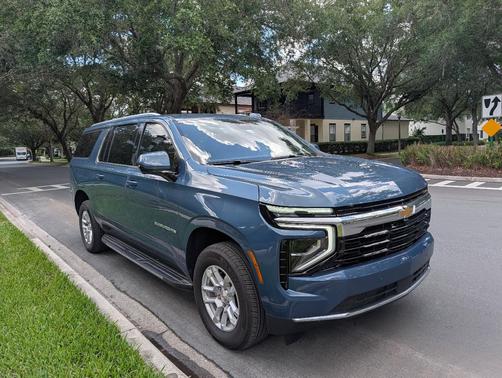 Blue 2025 Chevrolet Suburban LS