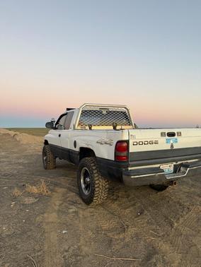 White 1999 Dodge Ram 1500 Quad Cab
