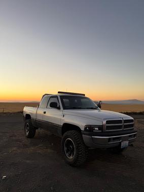 White 1999 Dodge Ram 1500 Quad Cab