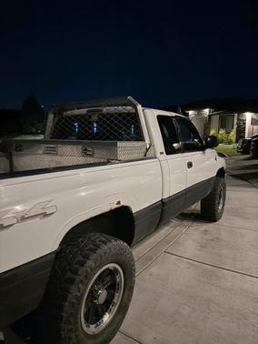 White 1999 Dodge Ram 1500 Quad Cab