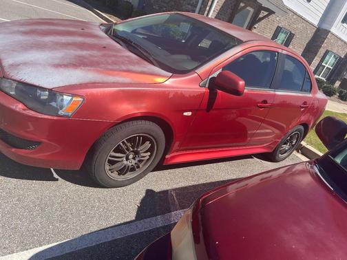 Red 2010 Mitsubishi Lancer ES
