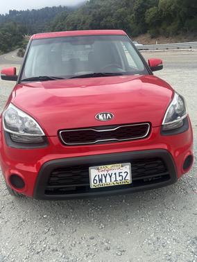 Red 2013 Kia Soul +