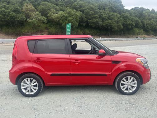 Red 2013 Kia Soul +