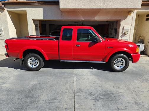 Red 2004 Ford Ranger Edge