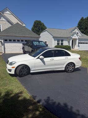 White 2014 Mercedes-Benz C-Class C 300 4MATIC Sport