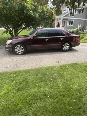 Red 2002 Lexus LS 430 Base