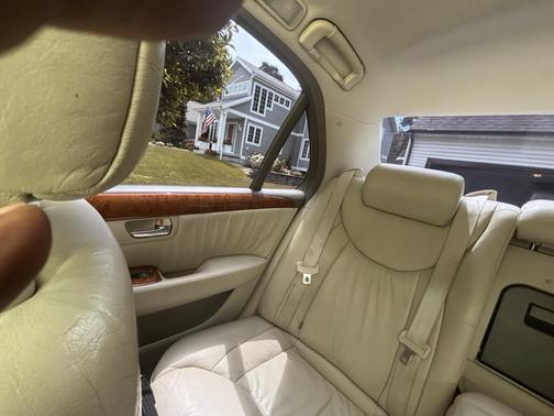 Red 2002 Lexus LS 430 Base