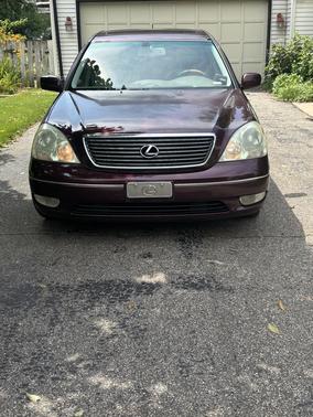 Red 2002 Lexus LS 430 Base