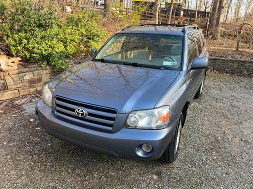 Blue 2007 Toyota Highlander Base